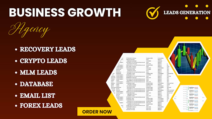 Gig Preview - Provide verified live recovery leads forex recovery leads from targeted country