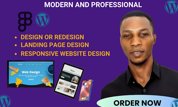 Gig Preview - Design, redesign modern wordpress website using avada, generatepress, astra