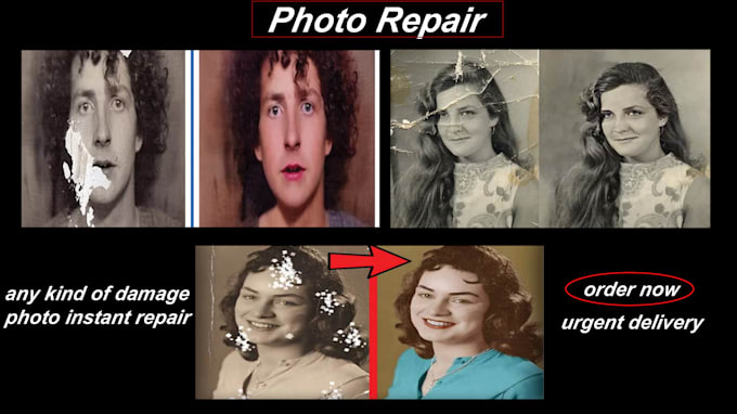 Gig Preview - Do photo editing repair urgent delivery service