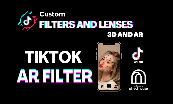 Gig Preview - Create unique tiktok filter and lens