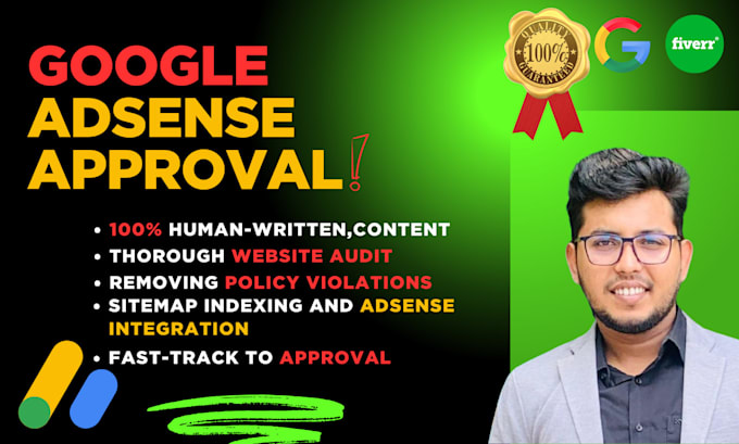 Bestseller - get google adsense approval fix adsense issue and write SEO friendly articles