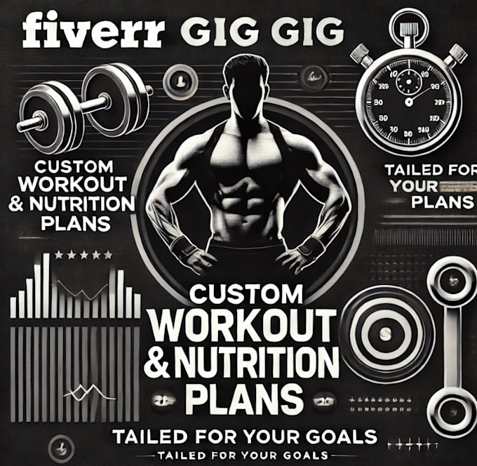 Gig Preview - Create a custom workout and meal plan for your fitness goals