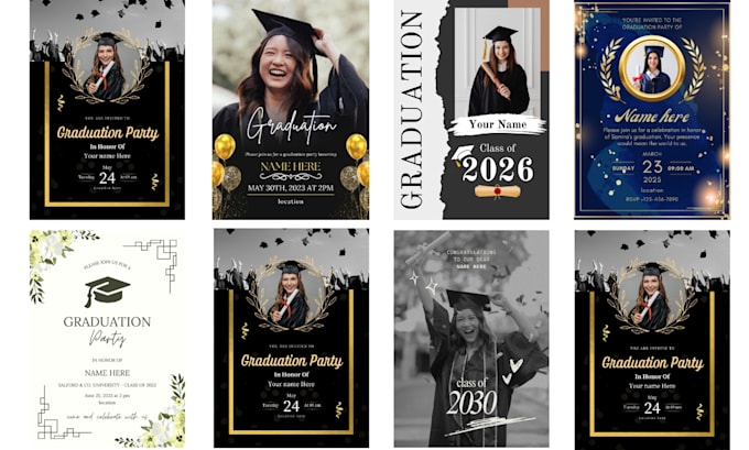 Bestseller - do invitation , graduation flyer ,postcard and party flyer