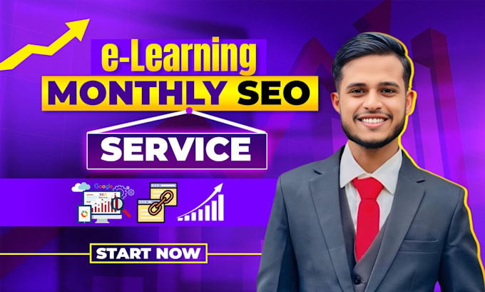 Gig Preview - Boost your wordpress elearning lms website with monthly SEO for google ranking