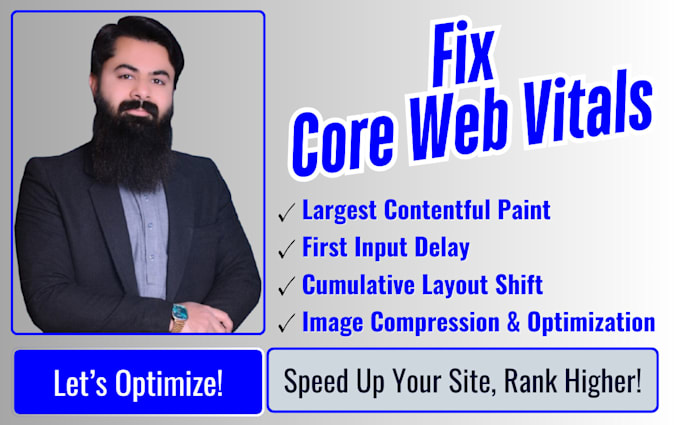 Gig Preview - Fix core web vitals to boost SEO and speed