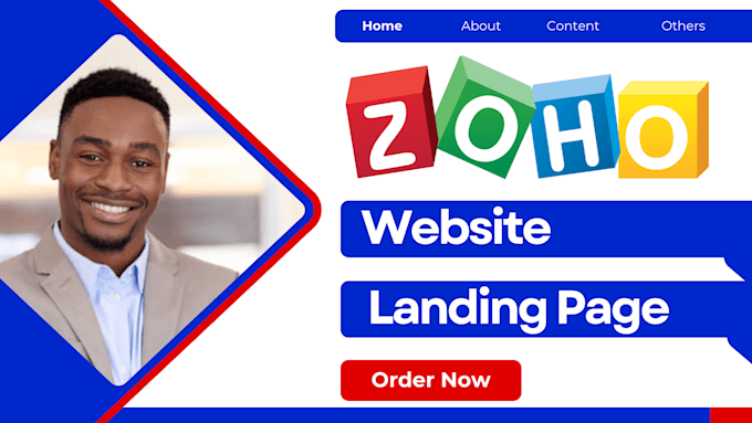 Bestseller - create stunning zoho landing page zoho site zoho website design zoho crm expert