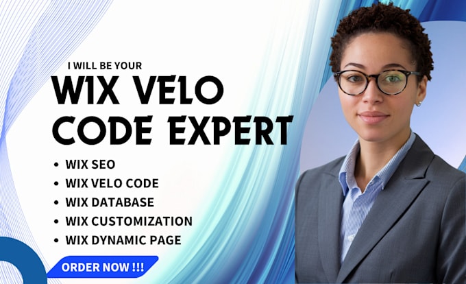 Gig Preview - Do custom wix velo code wix studio velo code wix database wix api integration