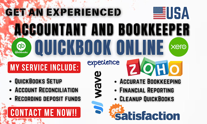 Gig Preview - Do quickbooks online bookkeeping profit and loss clean up setup reconciliation