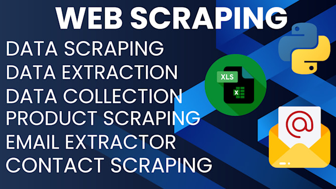 Gig Preview - Do web scraping, data extraction, data mining, data scraping