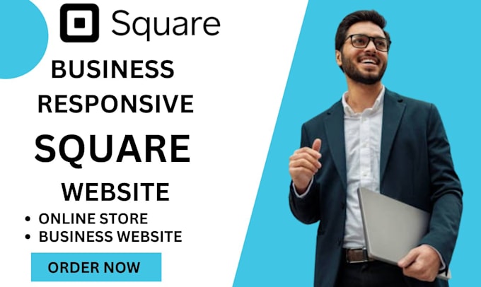 Bestseller - square online website redesign square website design square expert design