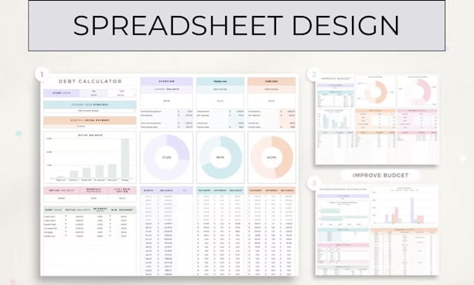 Gig Preview - Design spreadsheet for budget, personal finance, bookkeeping, housing, expense