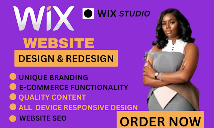 Bestseller - do wix website design or redesign wix website or wix online store