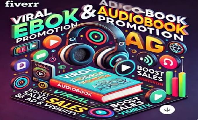 Bestseller - viral ebook, audiobook for promotion, ebook promotional video, ads set up