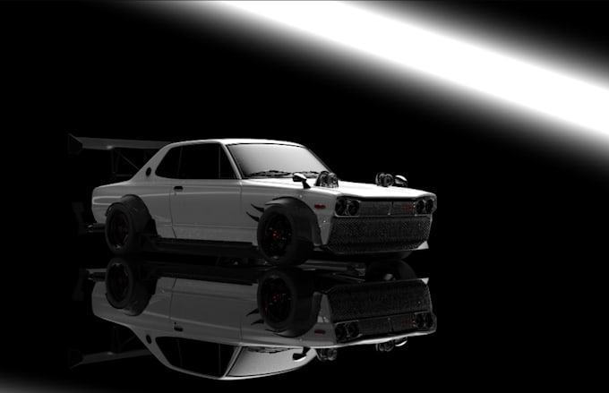 Gig Preview - Blender car model,3d automotive car for visualize, cybertruck car,gtav fivem car