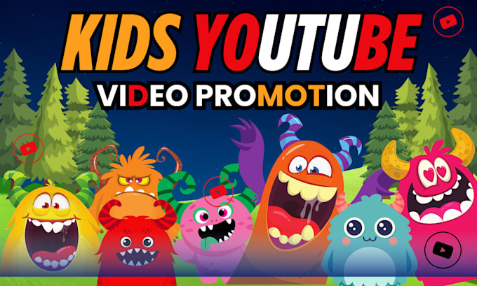 Bestseller - do kids song promotion, youtube kids promotion for kids channel grow