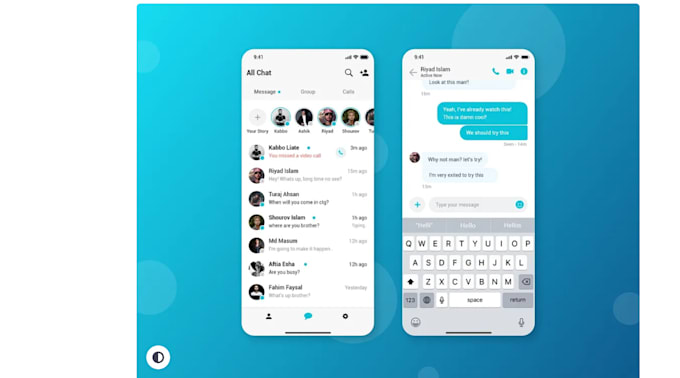 Gig Preview - Create sms builk messaging app, text app, ai bot texting app, chat app