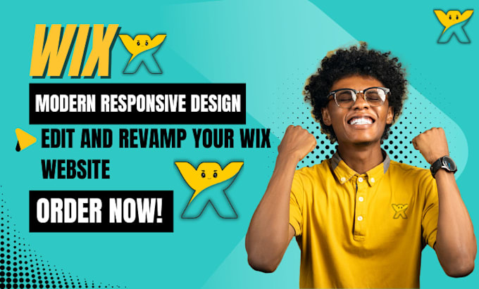 Gig Preview - Edit wix, fix wix website, redesign wix, wix website redesign, redesign wix site