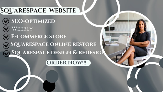 Gig Preview - Build square online store revamp squarespace website square redesign weebly