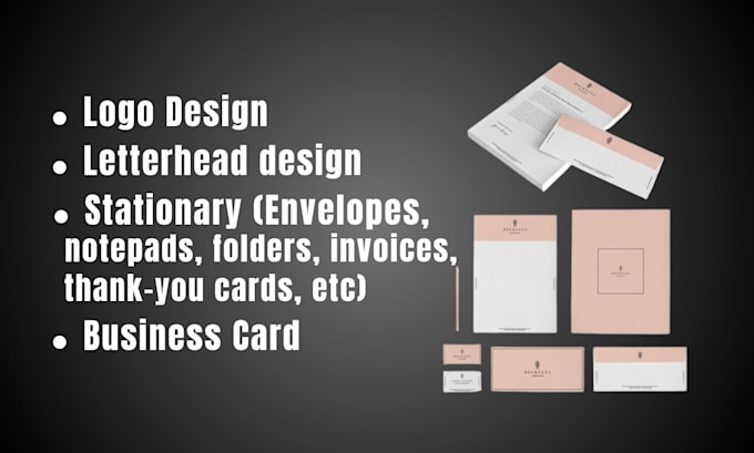 Bestseller - design business card letterhead logo stationary folder