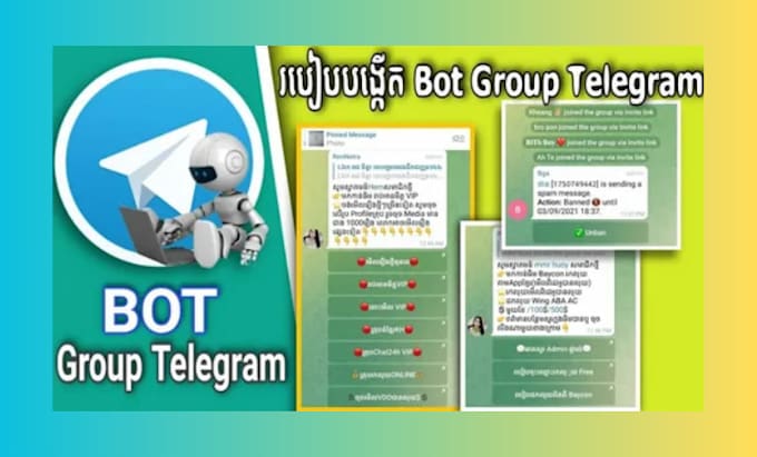 Bestseller - develop your complex telegram bot for groups and channels