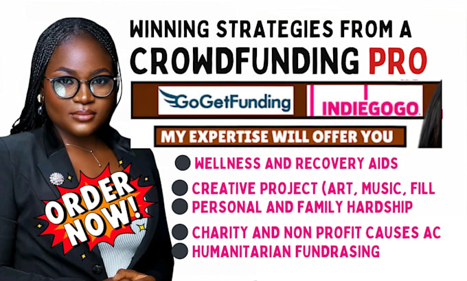 Gig Preview - Do crowdfunding campaign creation promotion kickstarter gofundme indiegogo