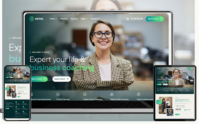 Bestseller - design digital agency website elementor portfolio website godaddy landing page