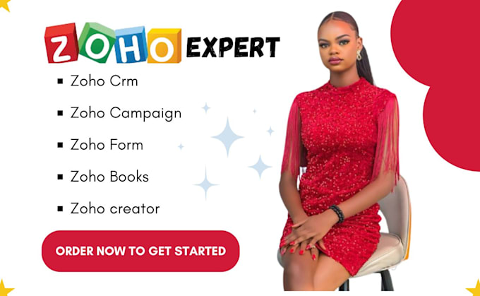 Gig Preview - Do zoho crm zoho campaign zoho form zoho one zoho site