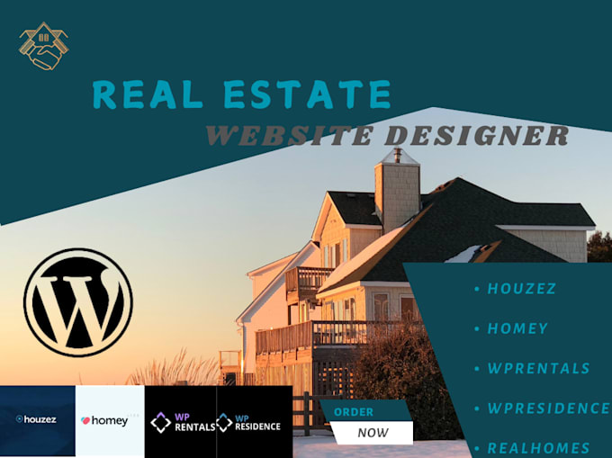 Gig Preview - Design a stunning real estate website with houzez and more