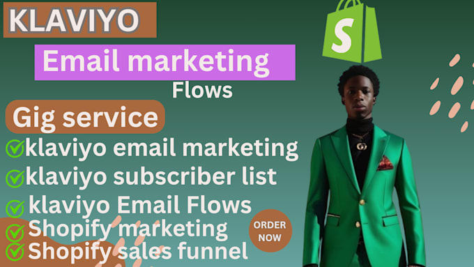 Bestseller - setup klaviyo email marketing flows shopify marketing sales campaign template