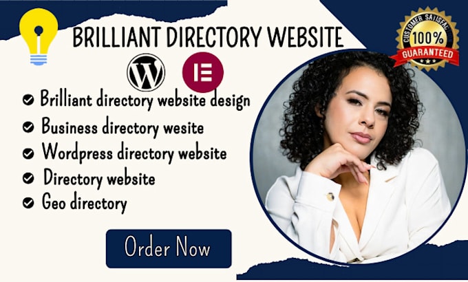 Gig Preview - Build business directory website brilliant directory website wordpress directory