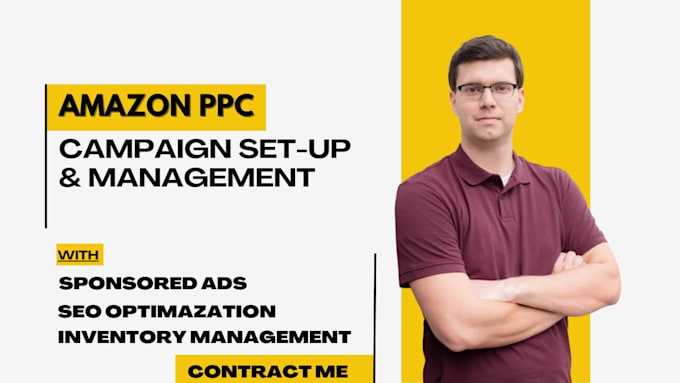 Gig Preview - Setup and manage amazon ppc campaign, amazon  sponsored ads amazon fba expert