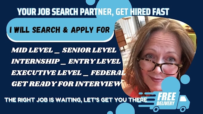 Gig Preview - Search and apply jobs, remote jobs, job applications, onsite jobs, job search