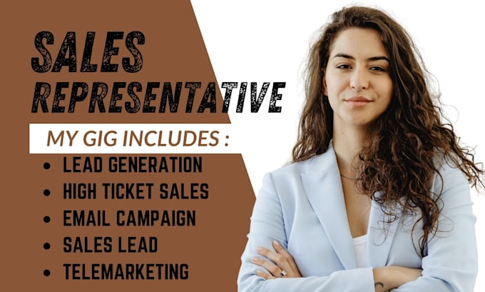 Gig Preview - Be your sales closer sales expert sales representative high ticket sales closer