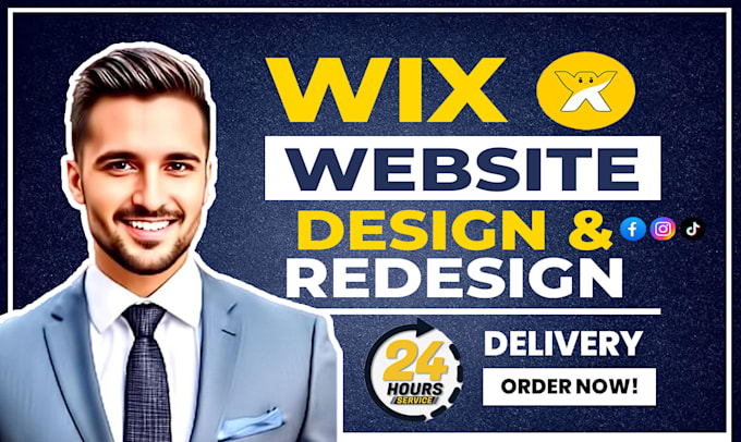 Gig Preview - Redesign wix website, wix website design, wix website SEO and ecommerce