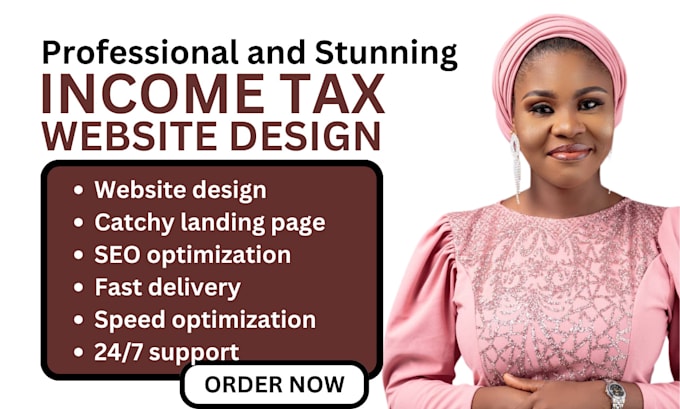 Gig Preview - Income tax website, tax website, tax leads, income tax leads