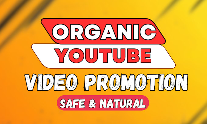 Gig Preview - Do organic youtube video promotion