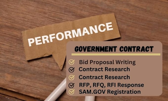 Gig Preview - Write winning rfp, rfq and bid proposals for government contracts