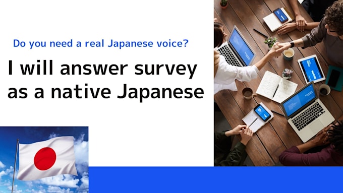 Gig Preview - Answer your survey questions as a native japanese