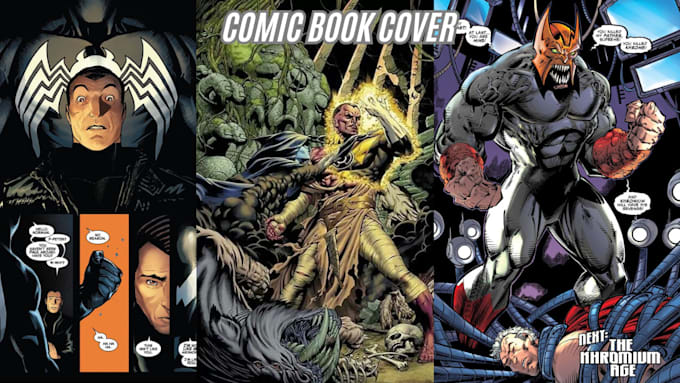 Gig Preview - Create comic book illustration, graphic novels, covers designs, and comic pages