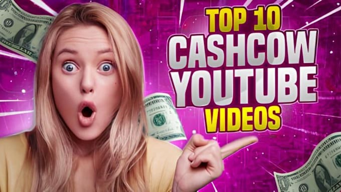 Gig Preview - Create viral top 10 cash cow faceless videos for youtube automation channel