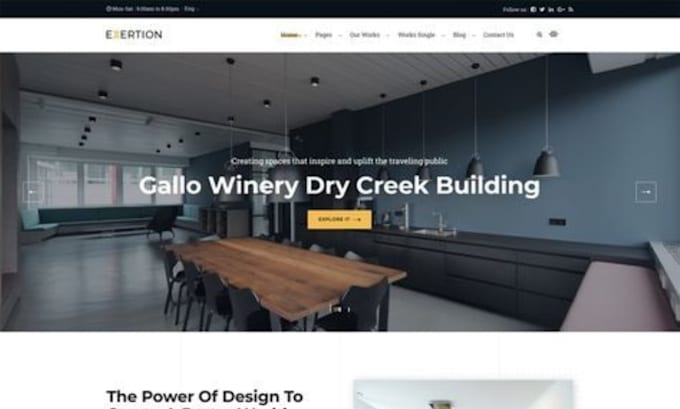 Gig Preview - Design home remodeling website construction website plumbing website