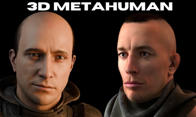 Gig Preview - Do realistic 3d metahuman character unreal engine for your 3d animation and game