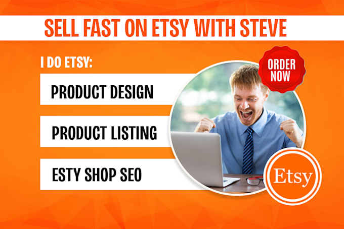 Gig Preview - Do etsy, etsy product design, product listing and etsy shop SEO, digital product