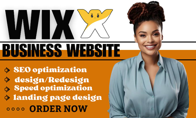 Gig Preview - Design wix website and redesign wix business website