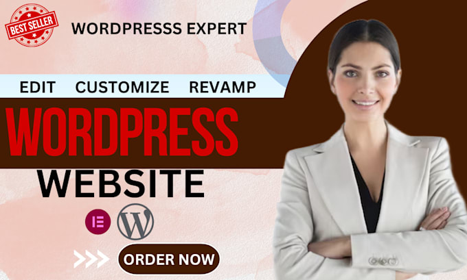 Gig Preview - Edit, revamp or customize wordpress website, woo commerce wpbakery