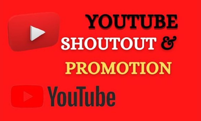 Gig Preview - Do youtube channel promotion, with shoutout to 5m, with targeted audiences