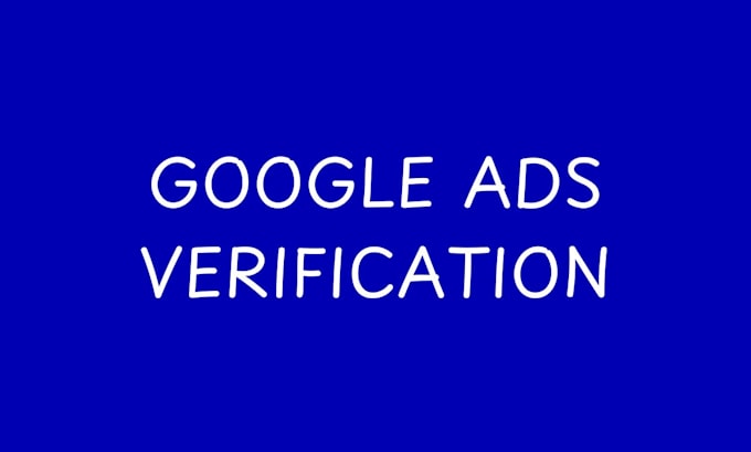 Bestseller - do google ads verification bov, remove suspensions in 24hrs