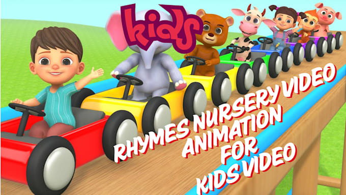 Bestseller - create wonderful  kids nursery rhyme video for kids