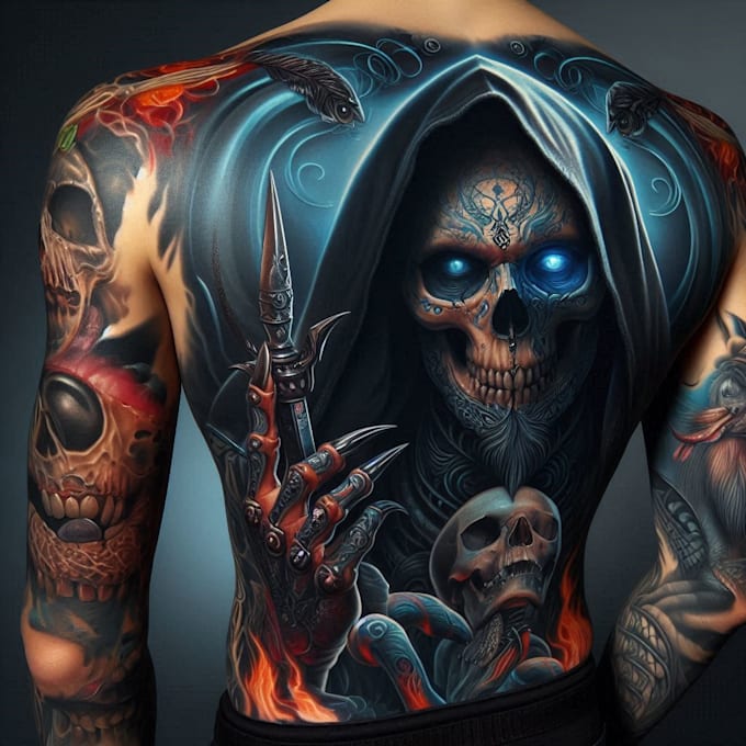 Bestseller - create unique and realistic an amazing custom tattoo designs