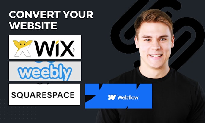 Gig Preview - Convert clone or transfer wix, weebly, webflow, squarespace to wordpress website